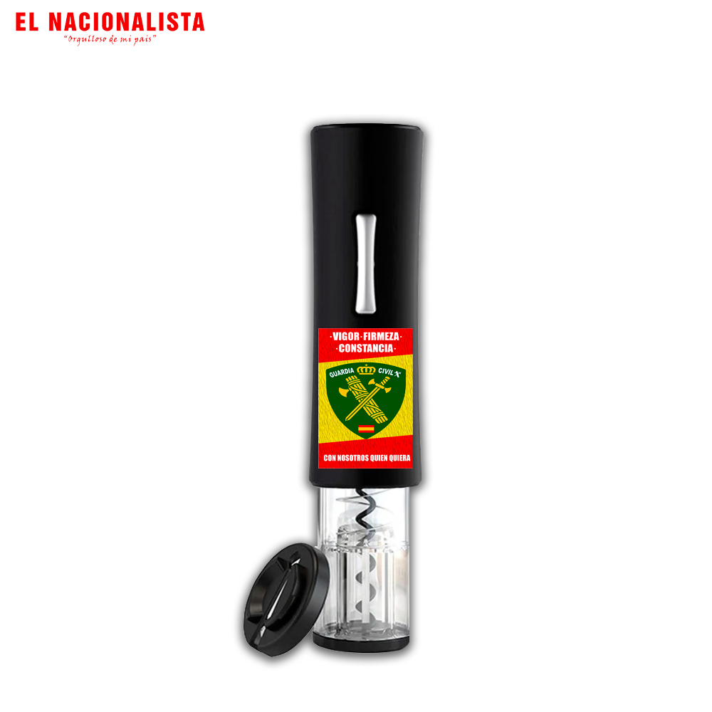 Sacacorchos Eléctrico Guardia Civil – Abridor Automático Guardia Civil