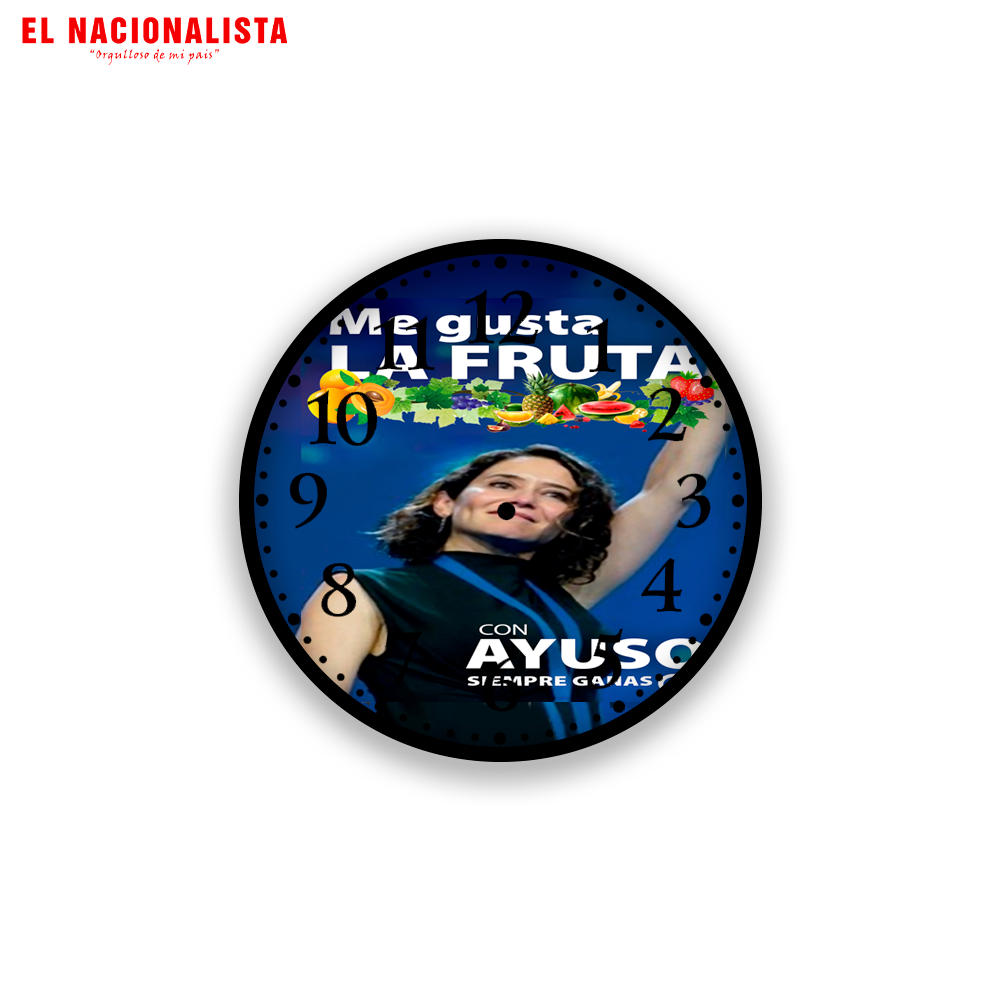 Reloj de Pared Redondo Ayuso – Reloj Me Gusta la Fruta