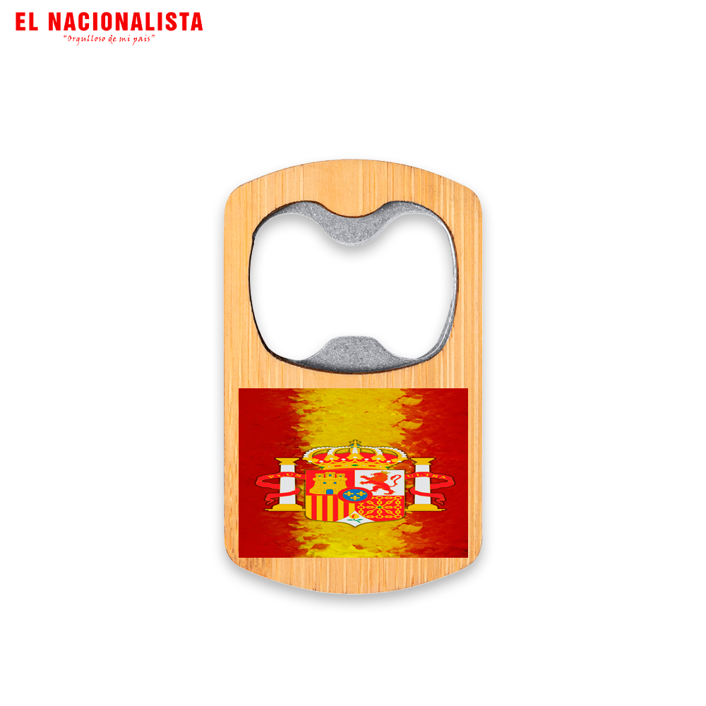 Abridor de Botellas Escudo con bandera españa – Práctico y Original Escudo con bandera españa
