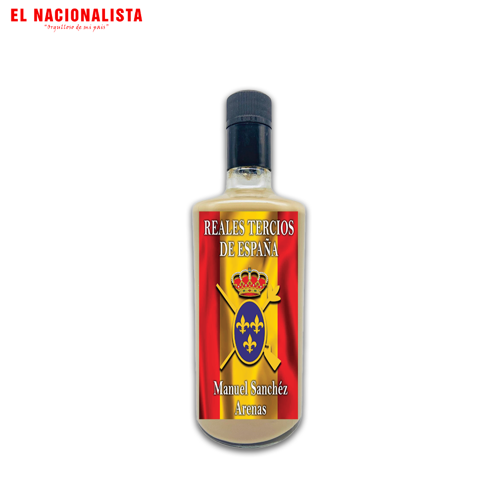 Botella de Licor Artesanal Tercios de España – Edición Premium Tercios de España