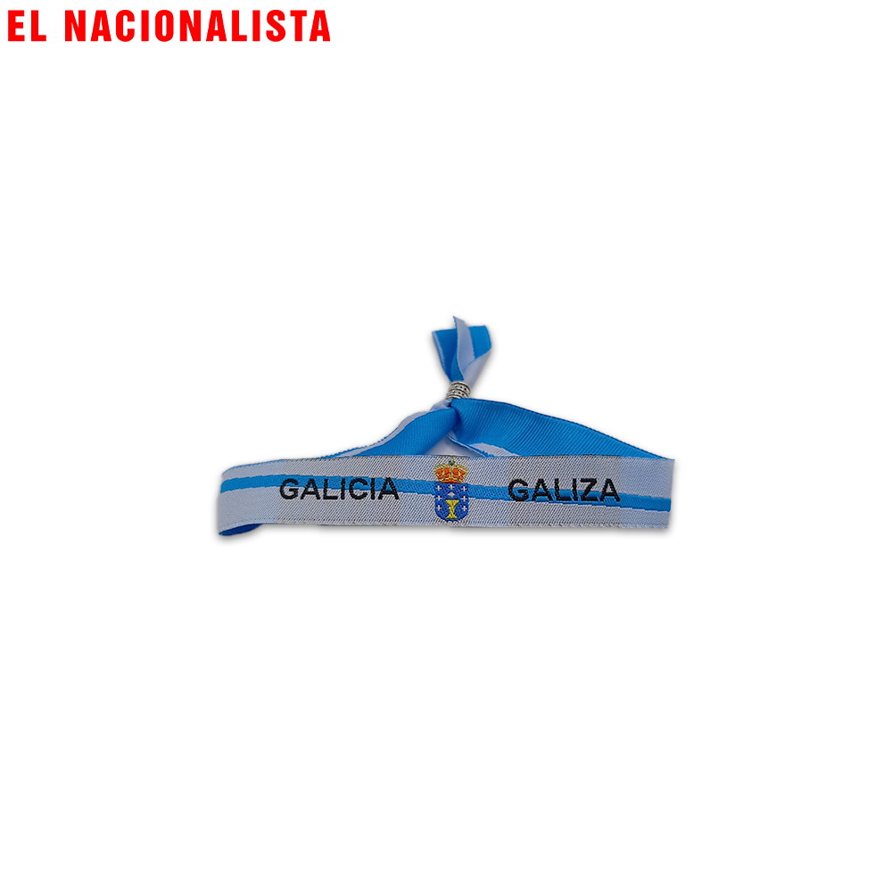 Pulsera Galicia Galiza – Azul con Escudo