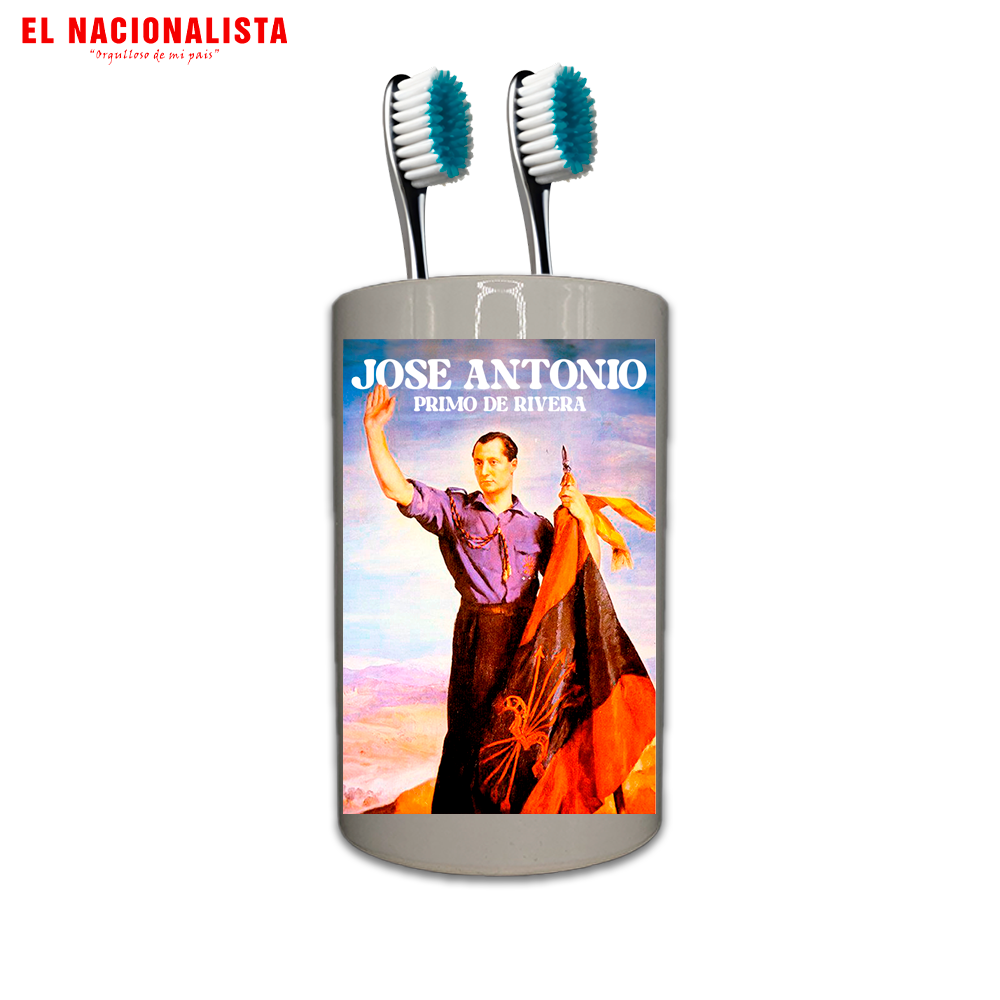 Bote para Cepillos de Dientes Jose Antonio Primo de Rivera – Organizador de Baño Jose Antonio Primo de Rivera