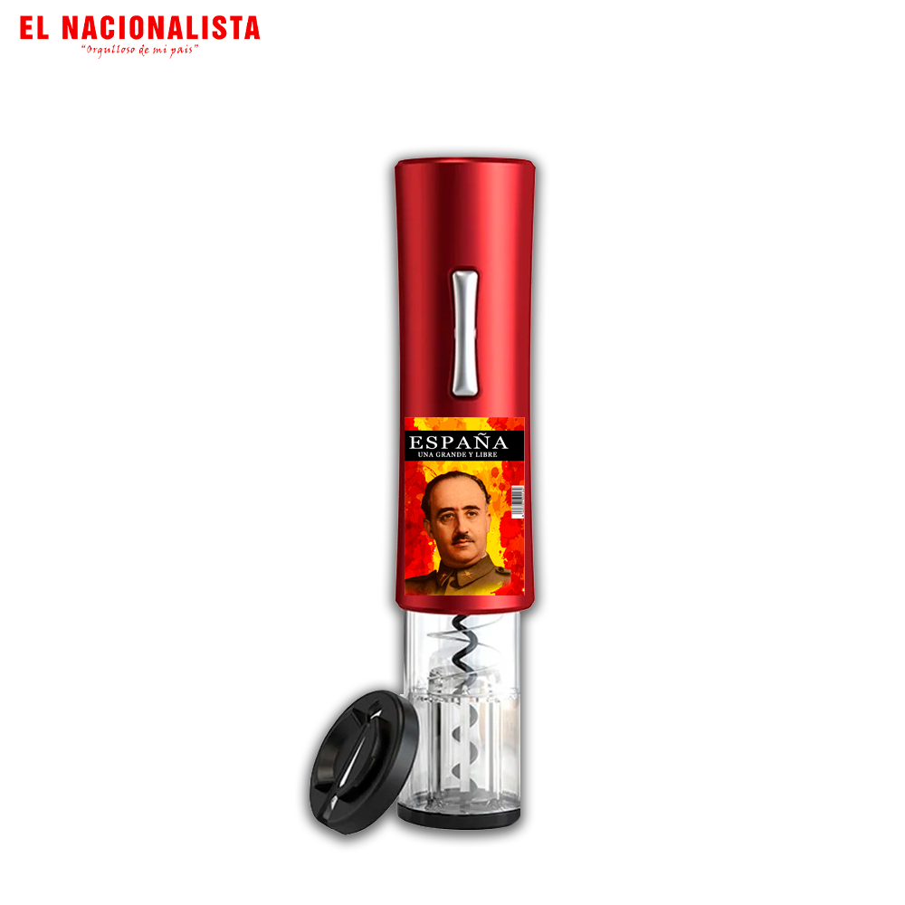 Sacacorchos Eléctrico España Grande y Libre Franco – Elegancia al Descorchar España Grande y Libre Franco