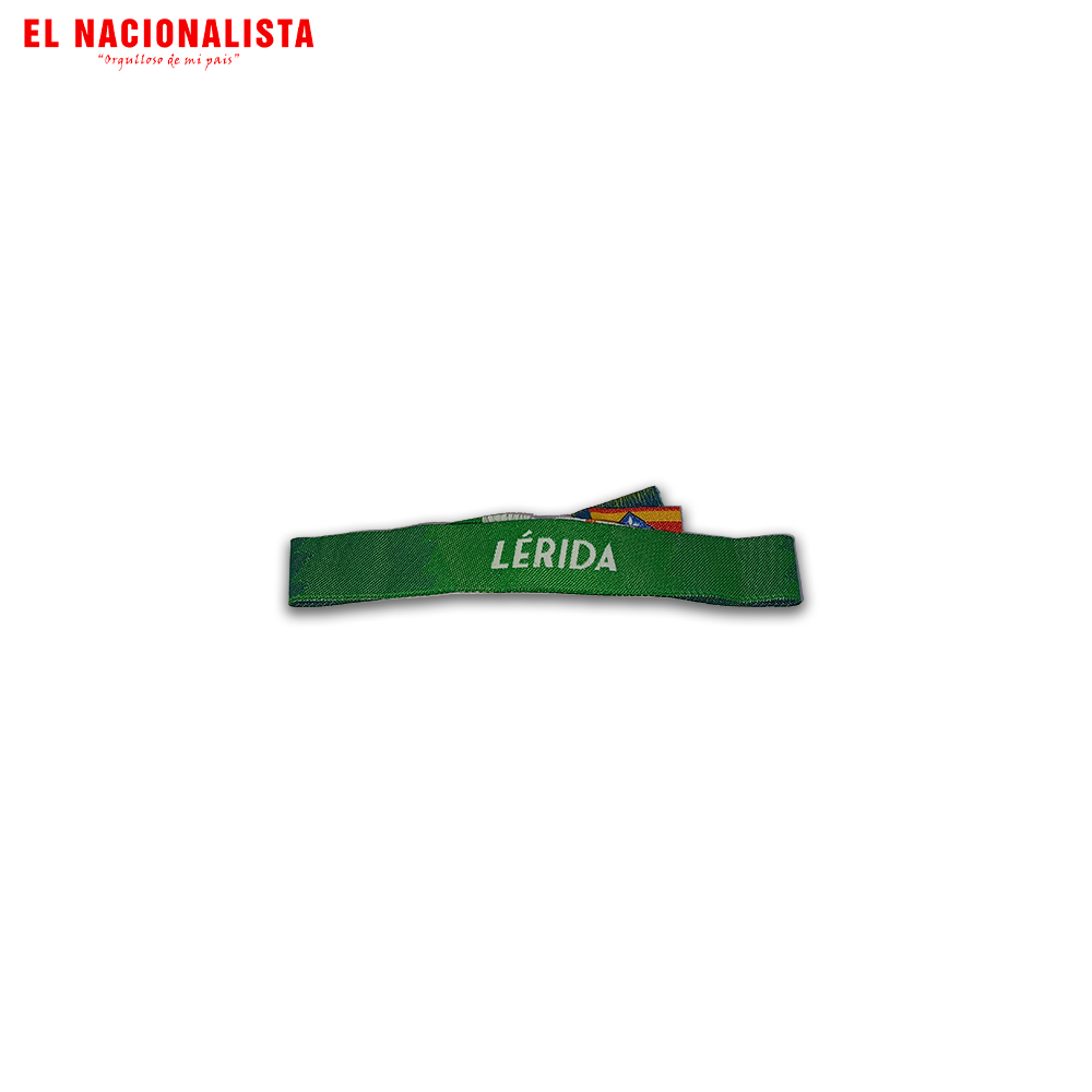 Pulsera Verde Lérida – Recuerdo de España