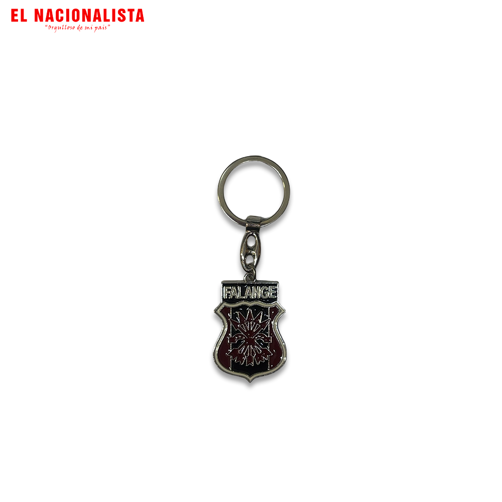 Llavero Plateado Falange – Escudo Falangista