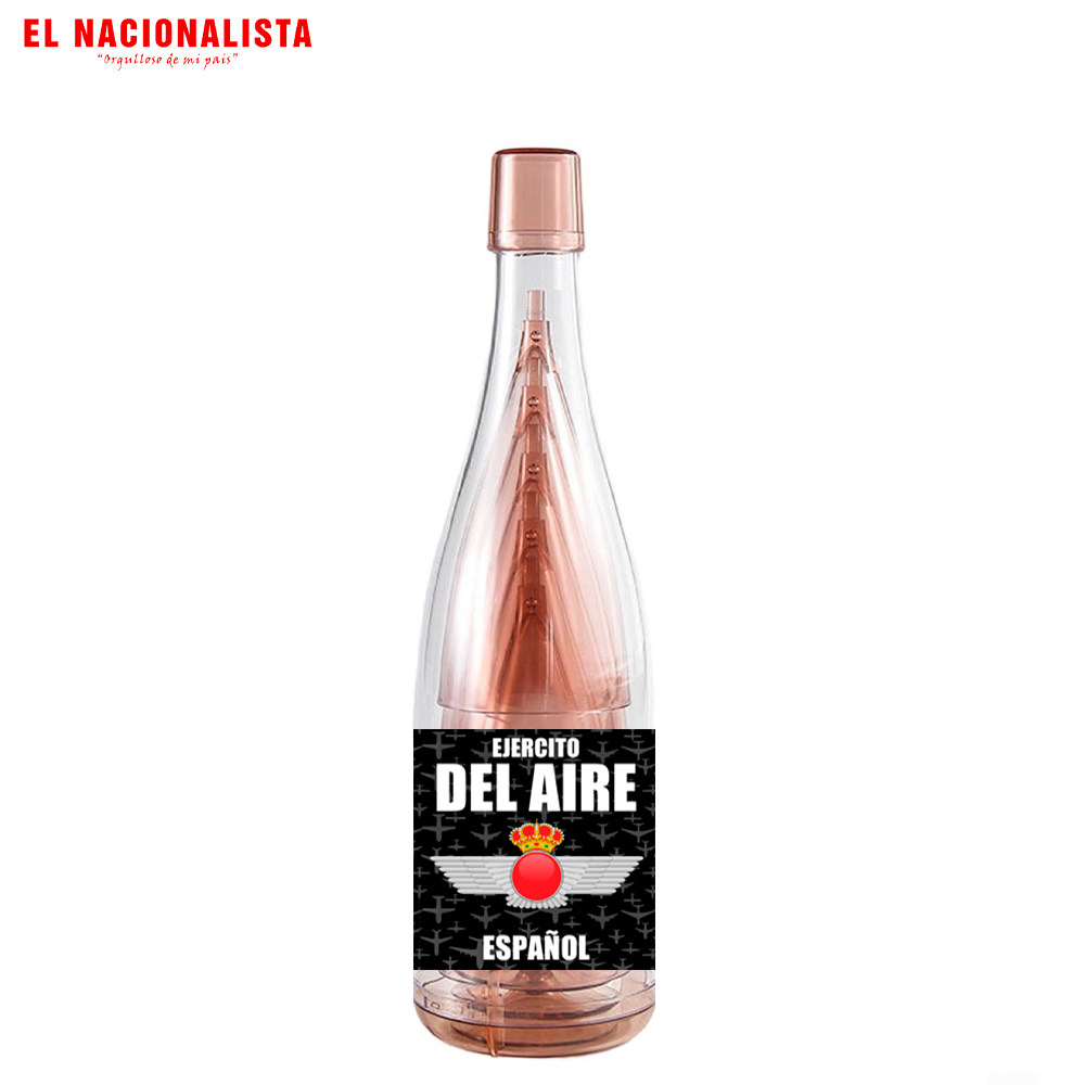 Kit de Vasitos en Botella Ejército del Aire Español – Set de Brindis con Emblema del Ejército del Aire
