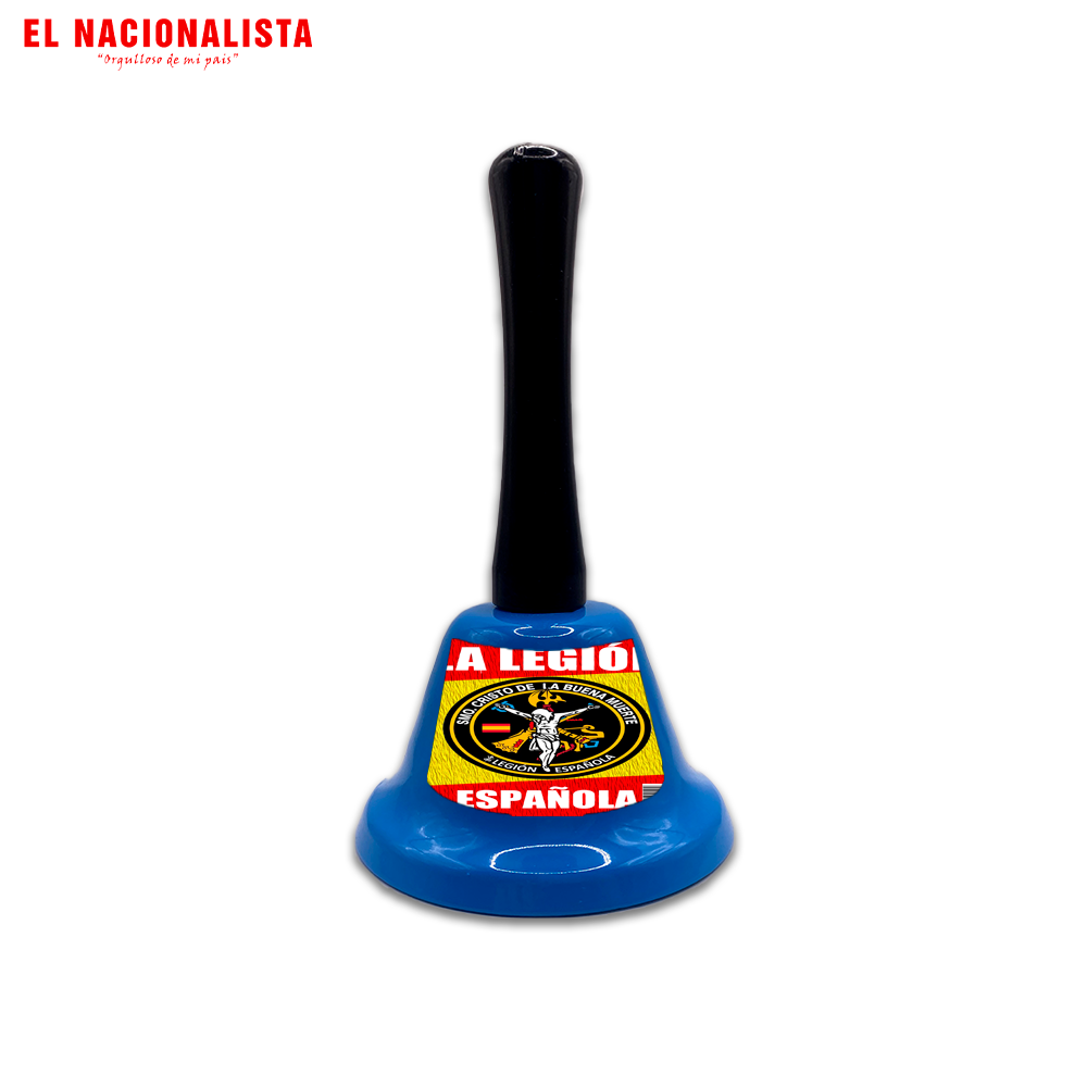 Campana Decorativa Cristo de la Buena Muerte – Campanilla con Mango y Imagen del Cristo de la Buena Muerte