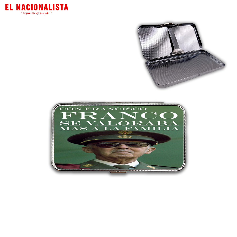 Pitillera Con Francisco Franco se valoraba la Familia