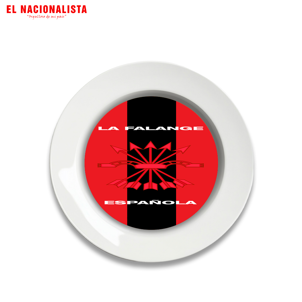 Plato Falange Española