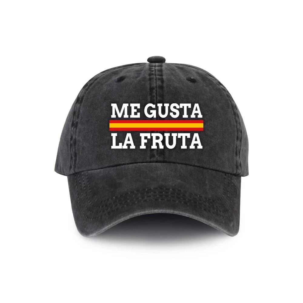 Gorra: Gorra con diseño "Me Gusta la Fruta"