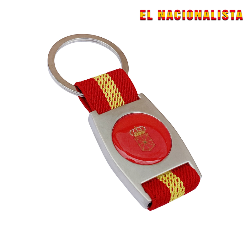 Llaveros: Llaveros de Navarra con cinta elástica Navarra