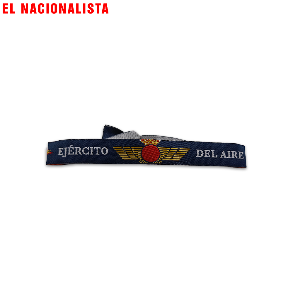 Pulsera Ejército del Aire – Azul con Emblema Bordado
