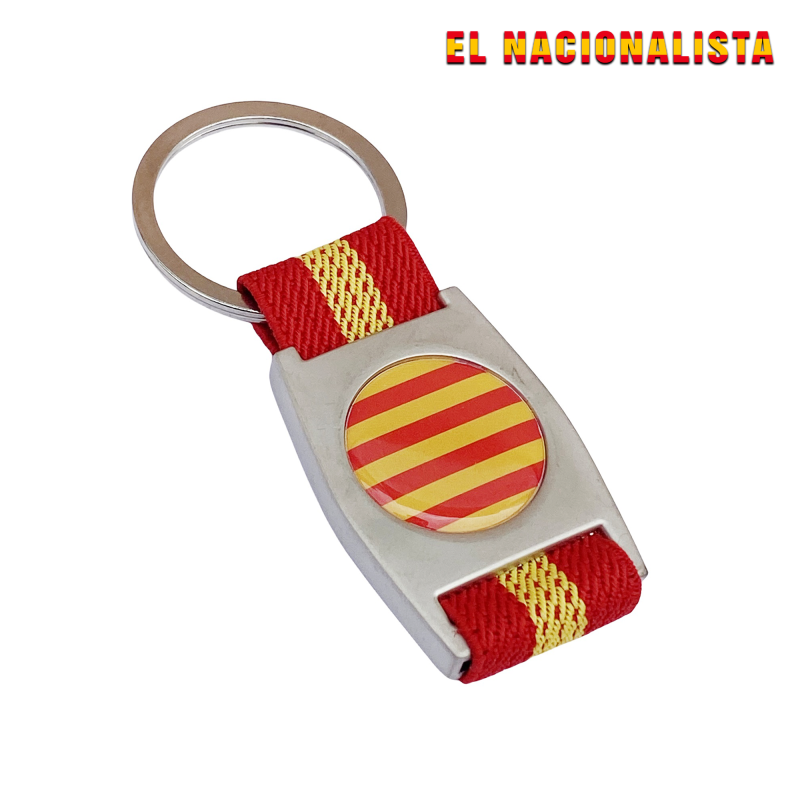 Llaveros: Llaveros de Cataluña con cinta elástica