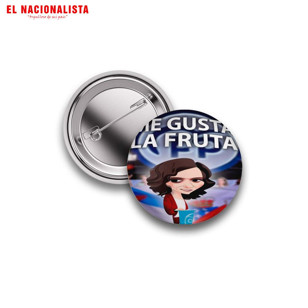 Pin de Solapa Me gusta la Fruta – Insignia Metálica Me gusta la Fruta