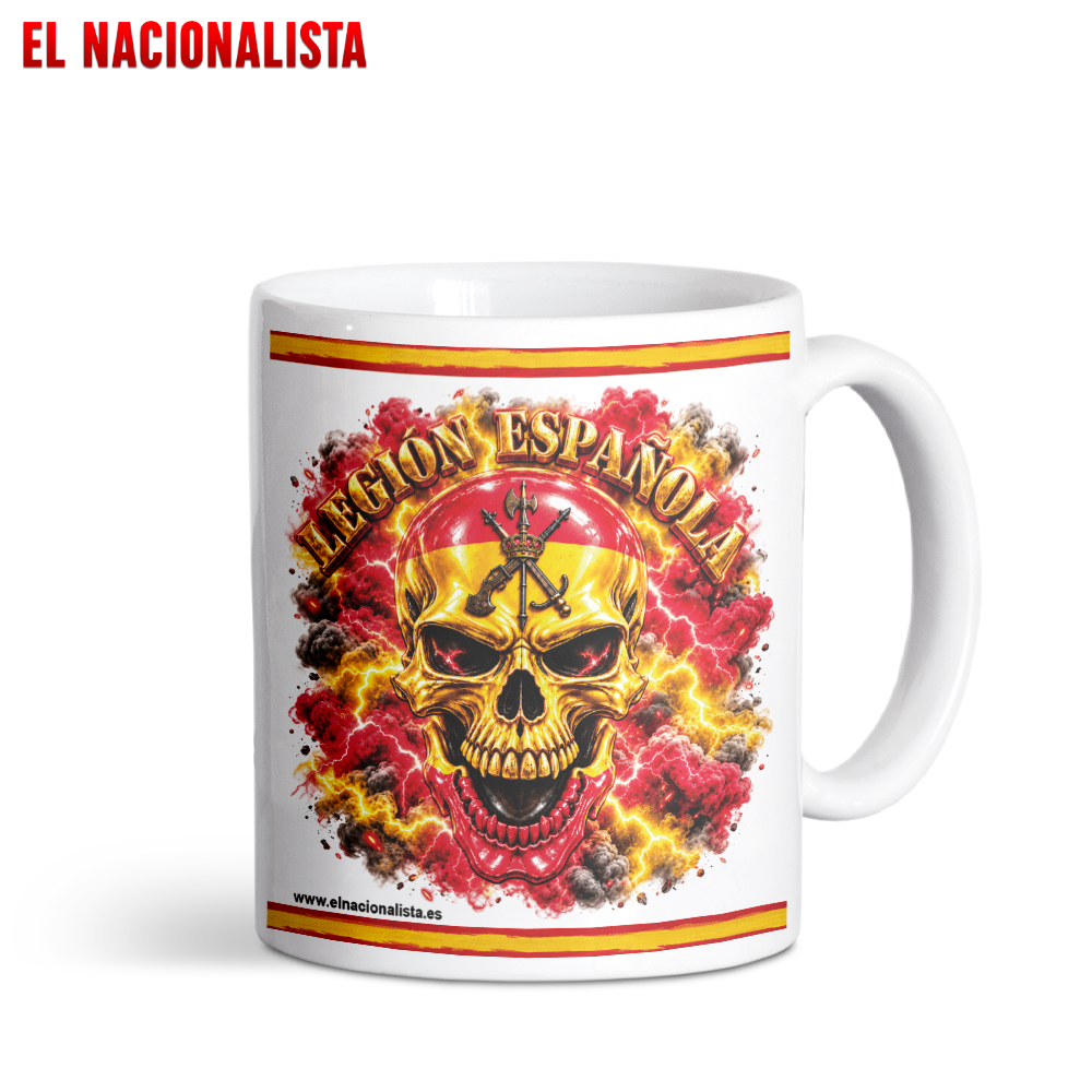 Taza Legión Española Calavera de la Muerte