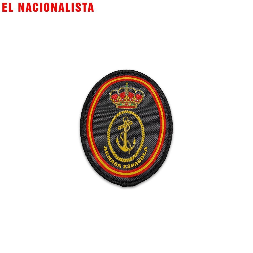 Parche Térmico Armada Española – Emblema Oval Negro
