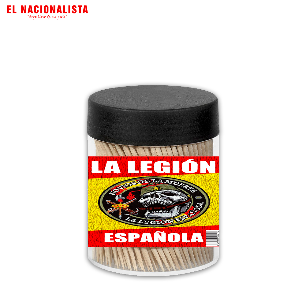 Bote de Palillos Legión Española Novios de la Muerte – Palillero de Cocina con Emblema Legionario