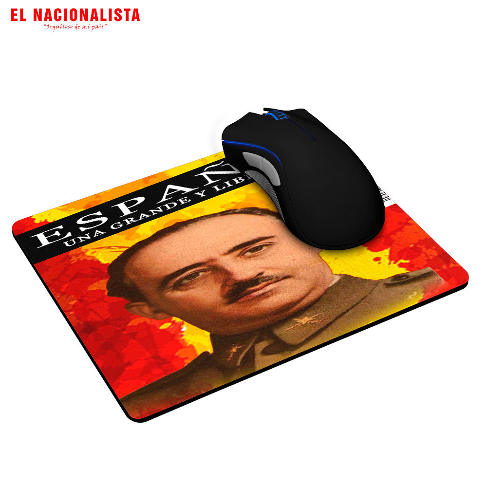 Alfombrilla de Ratón España Grande y Libre Franco – Estilo en tu Escritorio España Grande y Libre Franco