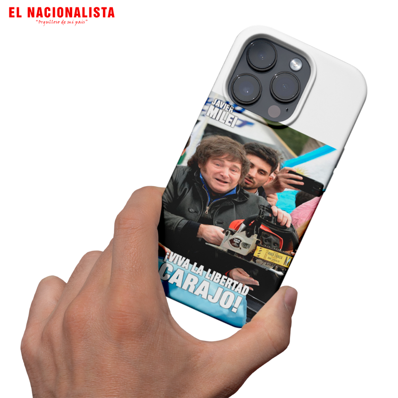 Funda para Móvil Javier Milei – Carcasa Personalizada Viva la Libertad