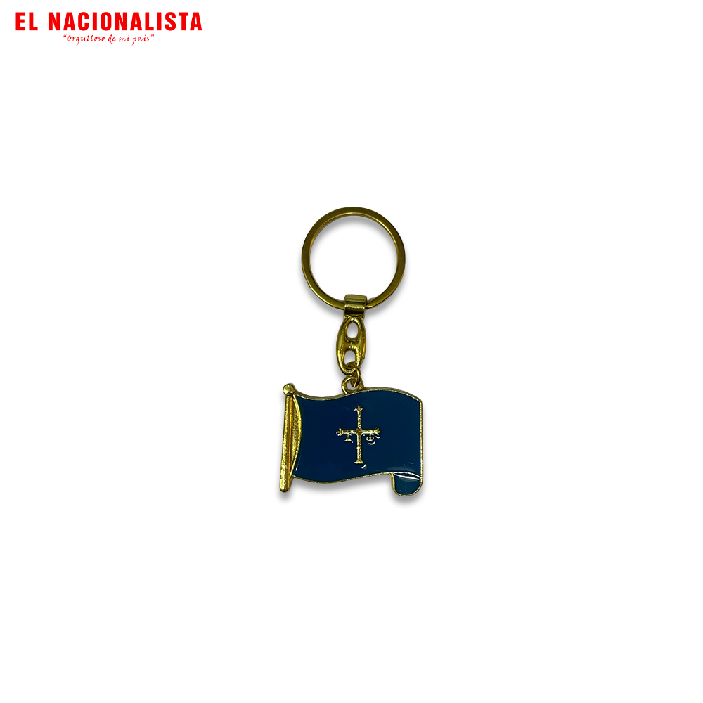 Llavero Dorado Asturias – Cruz de la Victoria