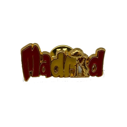 Pines: Pin con letras de Madrid