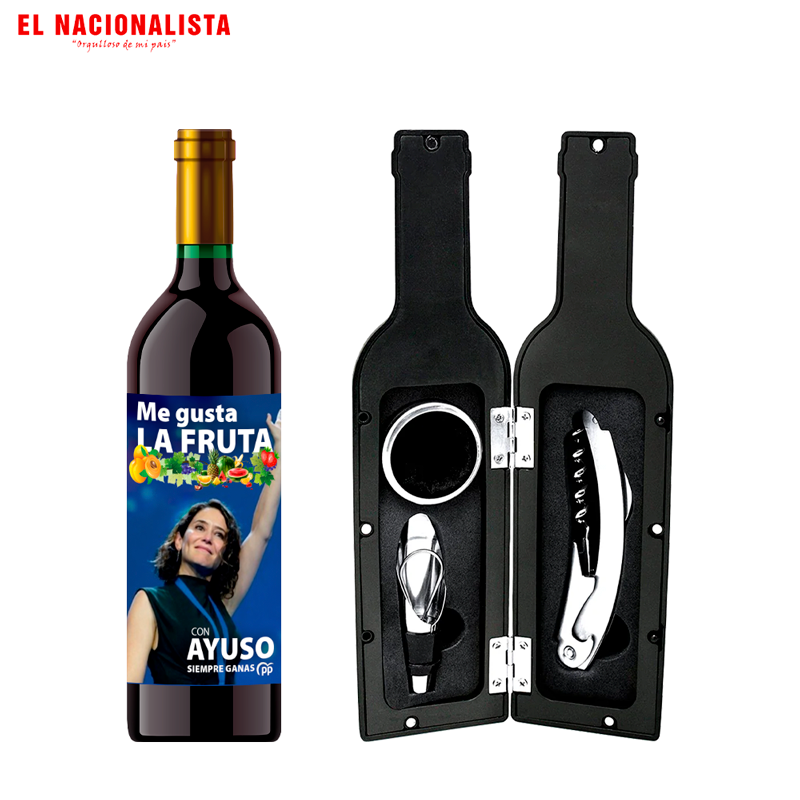Kit Sacacorchos en Estuche Ayuso – Set de Vino Me Gusta la Fruta