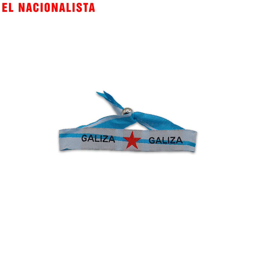 Pulsera Galiza – Azul Estrella Roja