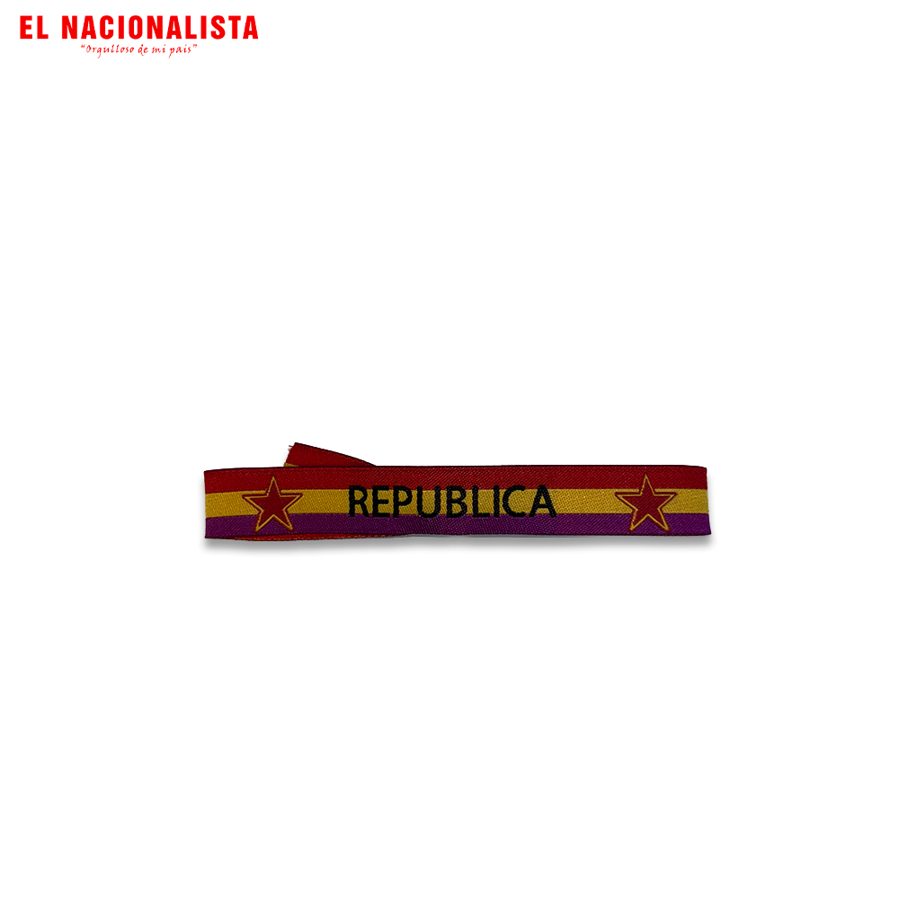 Pulsera República – Tricolor con Estrellas