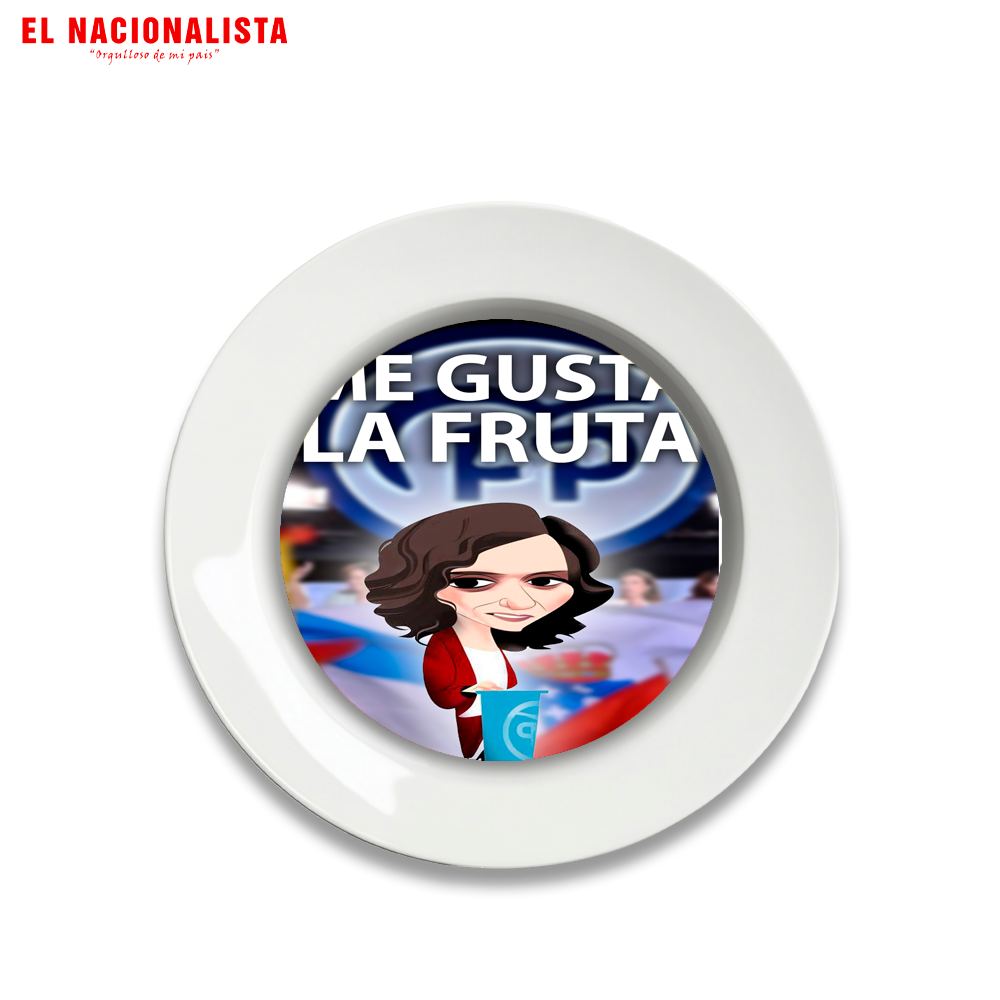 Plato Decorativo Me gusta la Fruta – Plato de Colección Me gusta la Fruta