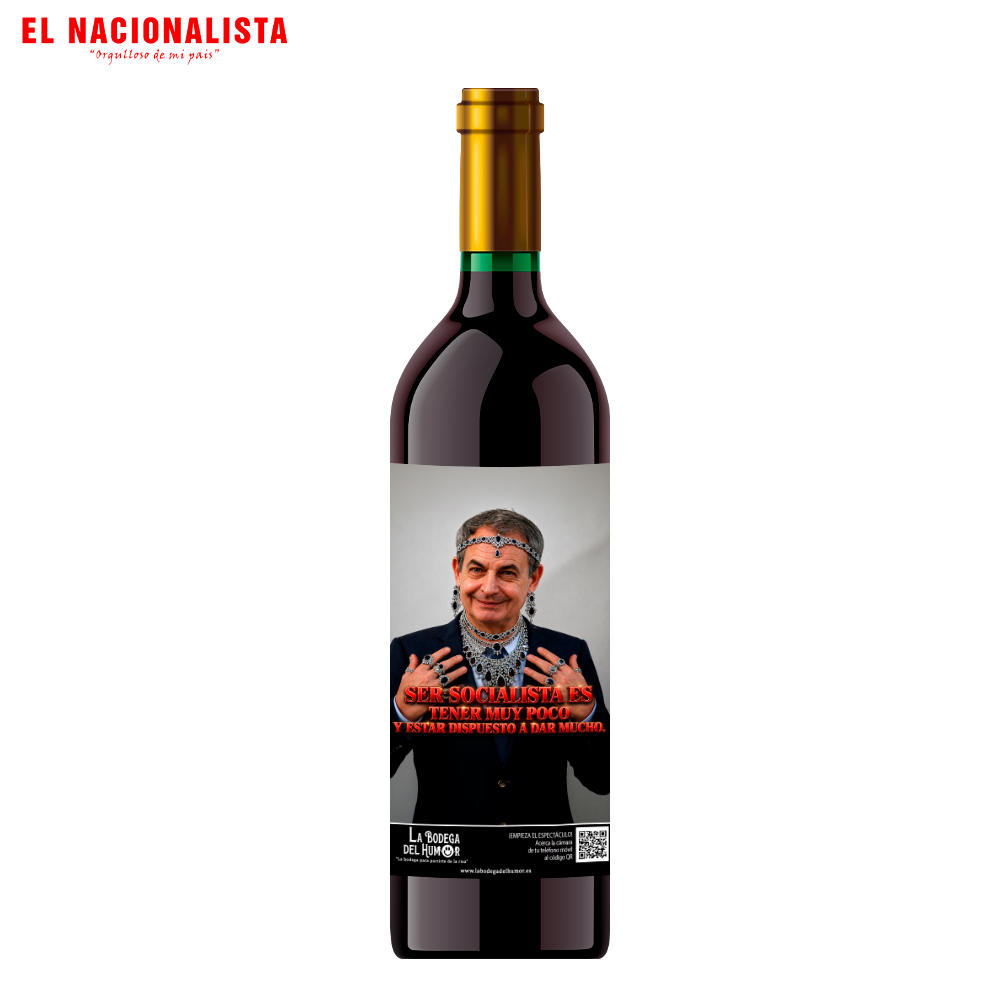 Vino Tinto Humor Político - Ser Socialista es Dar Mucho
