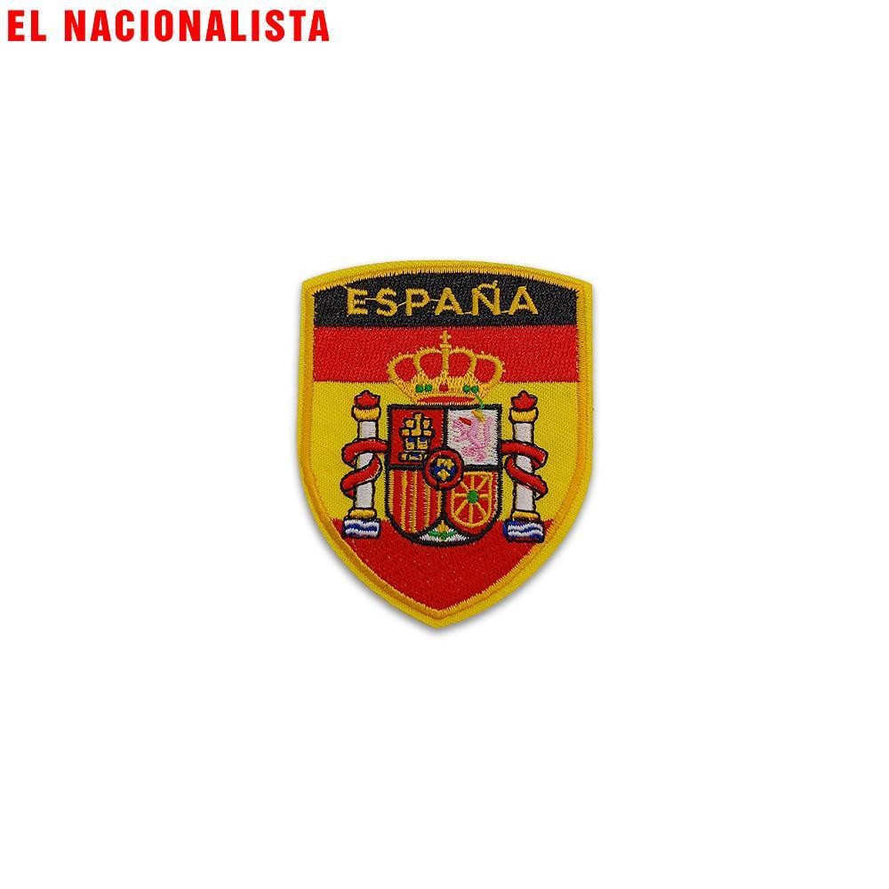 Parche Térmico España Escudo – Blasón Negro y Dorado