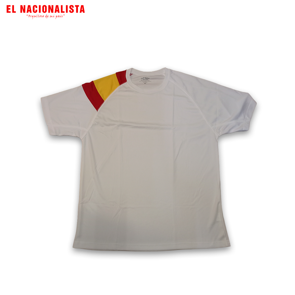 Camiseta España Bandera Blanca