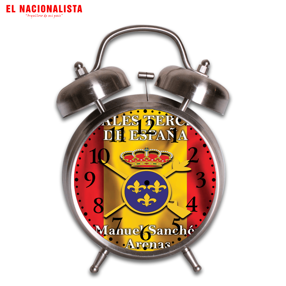 Reloj Despertador Tercios de España – Despertador de Mesa Tercios de España