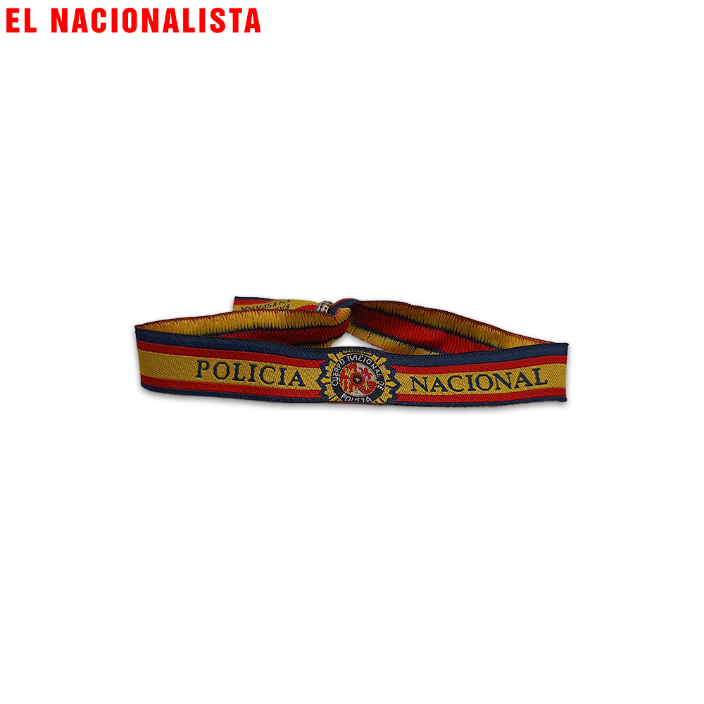 Pulsera Policía Nacional – Bandera España Azul