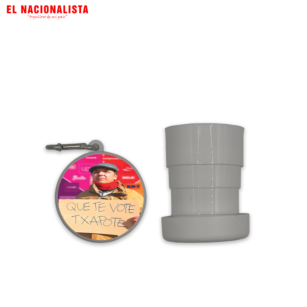 Vaso Portátil Que te vote Txapote – Tu Bebida Siempre a Mano Que te vote Txapote
