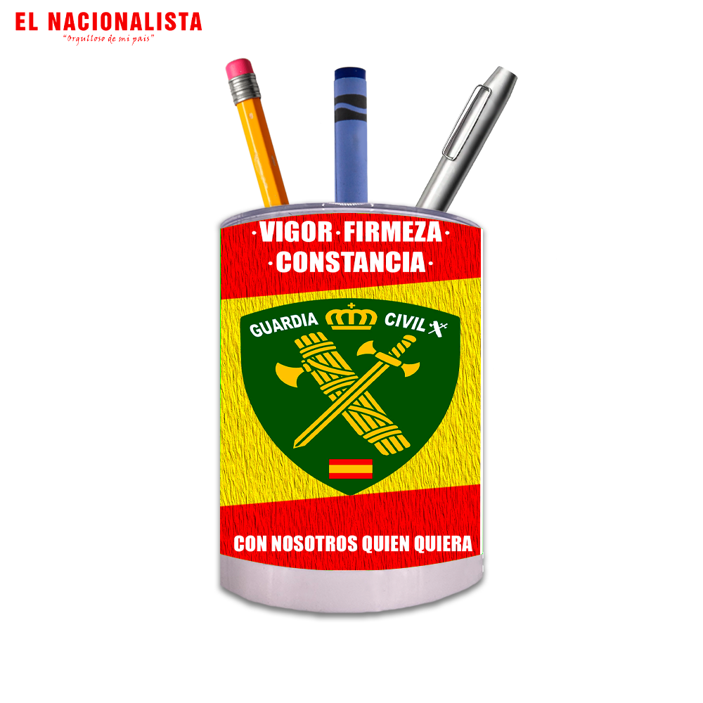 Porta Lápices Circular Guardia Civil – Cubilete de Escritorio Guardia Civil