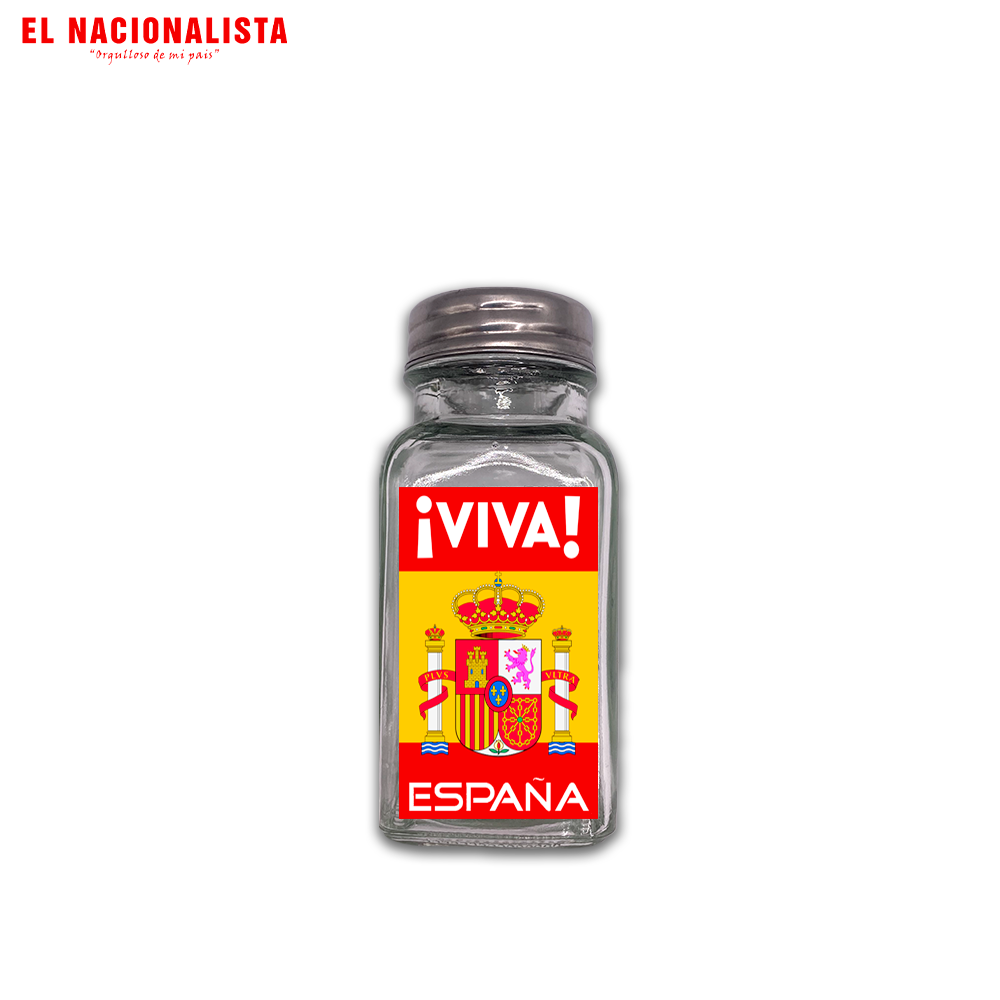 Salero Viva España bandera – Sabor en tu Mesa Viva España bandera