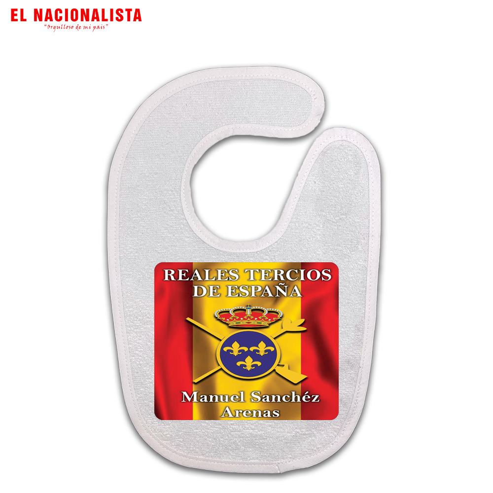 Babero para Bebé Tercios de España – Babero Personalizado Tercios de España