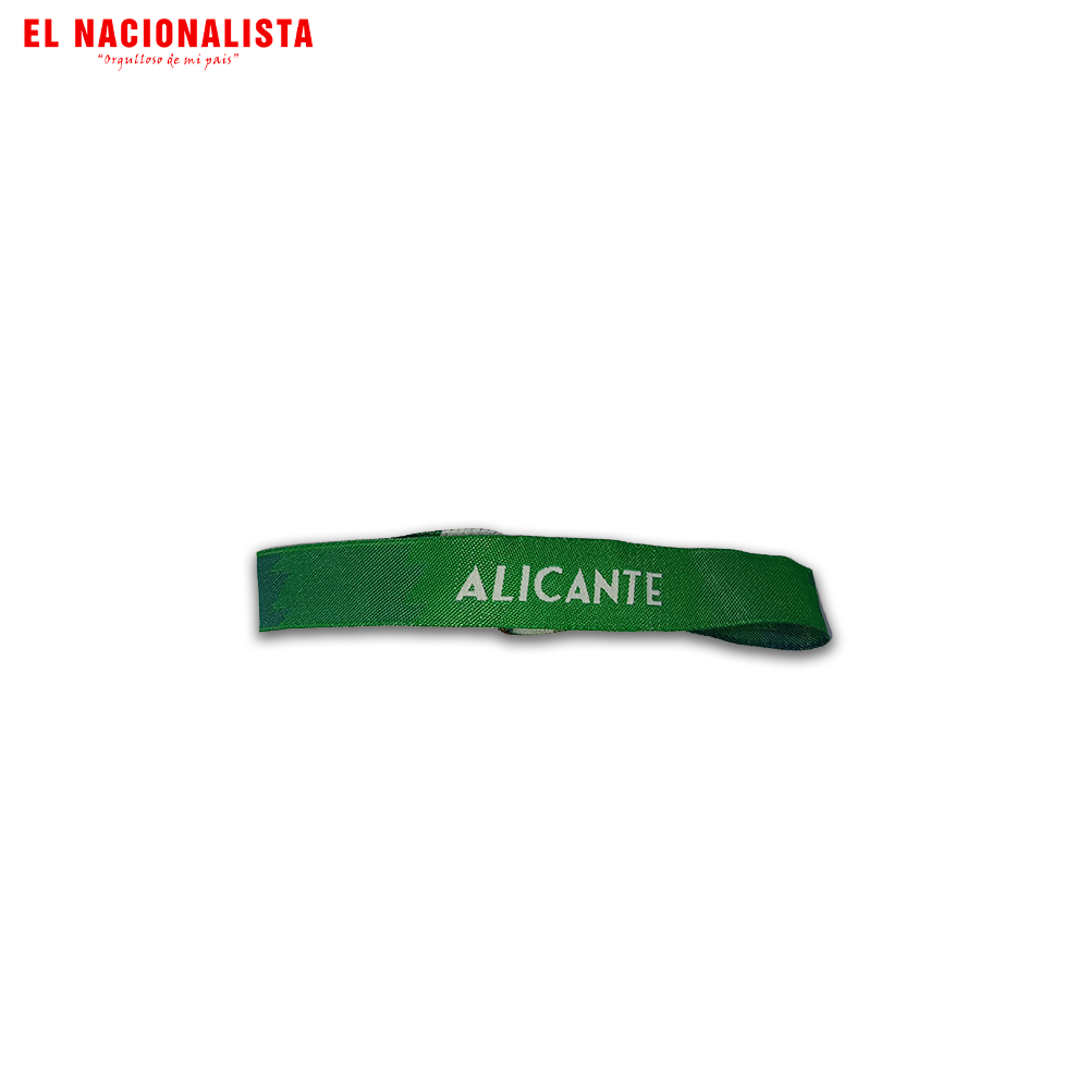 Pulsera Verde Alicante – Recuerdo de España