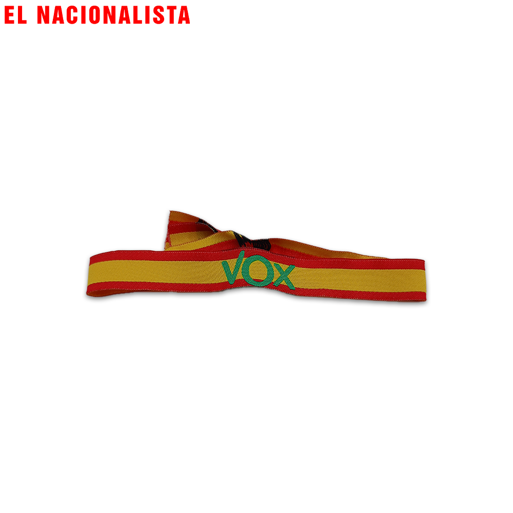 Pulsera VOX – Bandera España Bordada