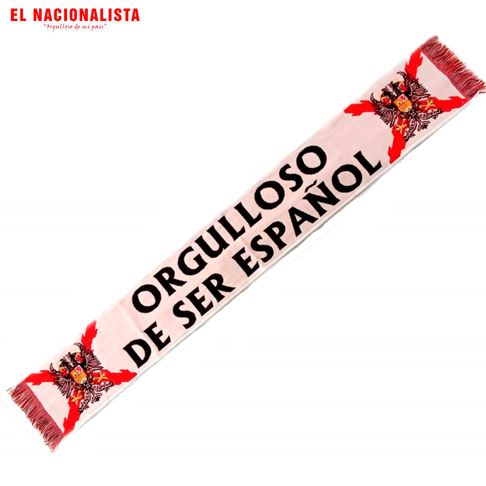 Bufanda "Orgulloso de ser español"