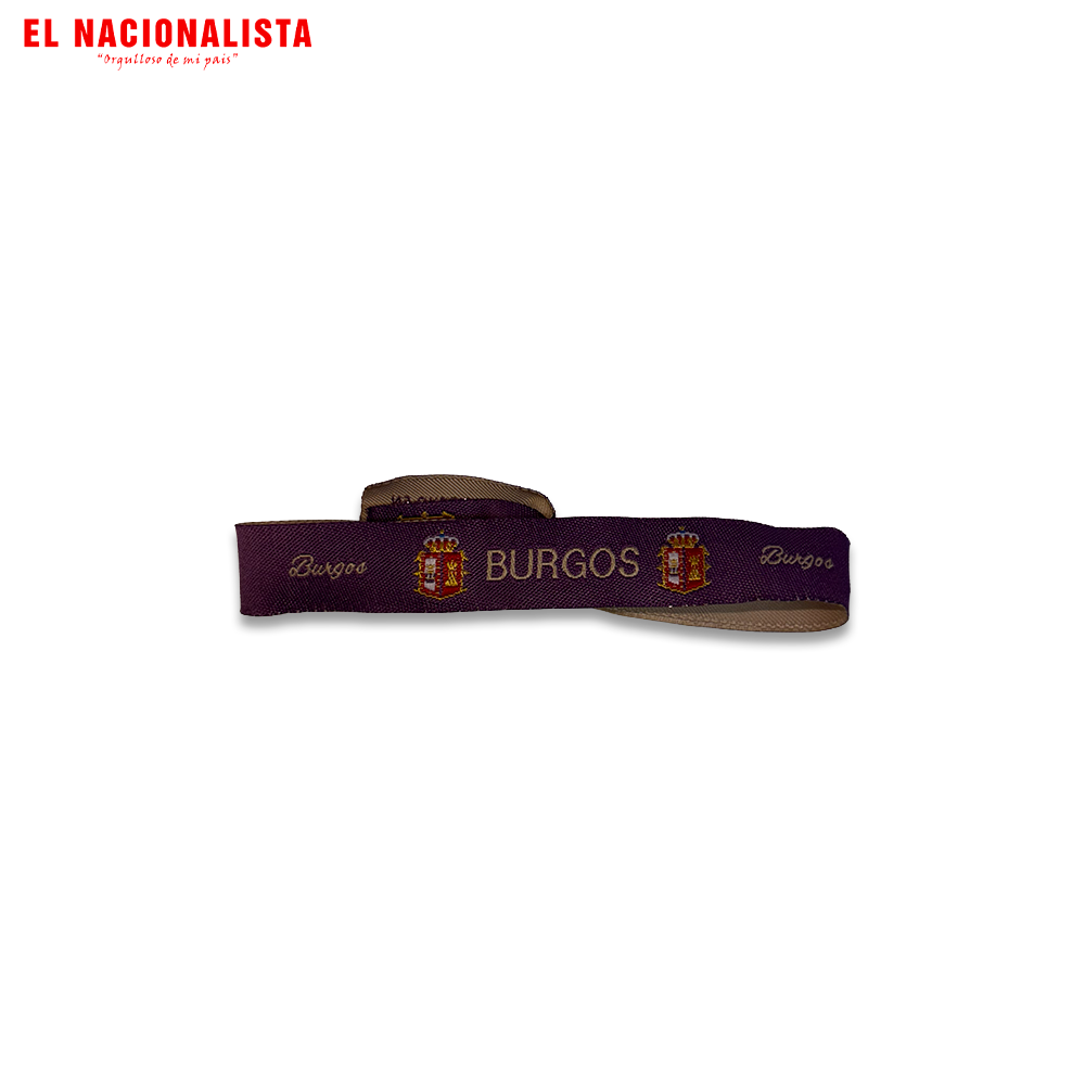 Pulsera Burgos Escudo – Morada con Escudo