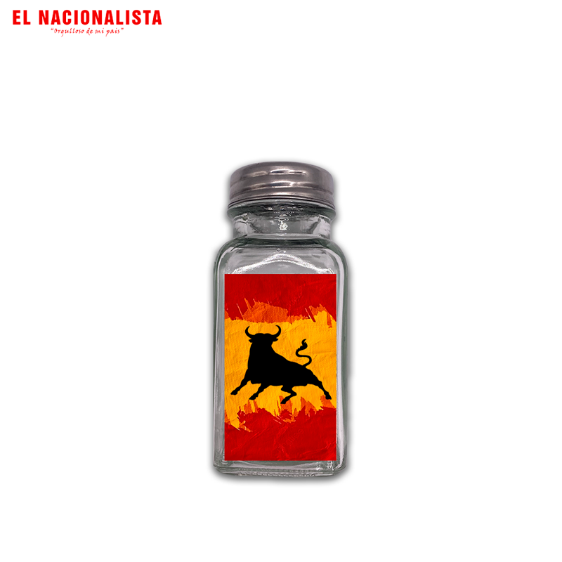 Salero con Bandera de España Toro