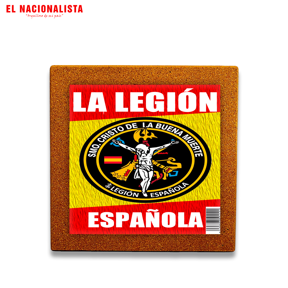 Baldosa Decorativa Enmarcada Cristo de la Buena Muerte – Azulejo con Imagen del Cristo de la Buena Muerte