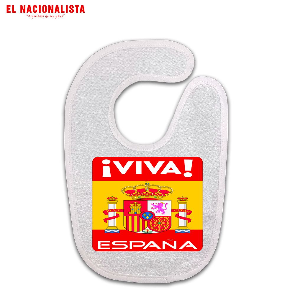 Babero Viva España bandera – Para los Más Pequeños Viva España bandera