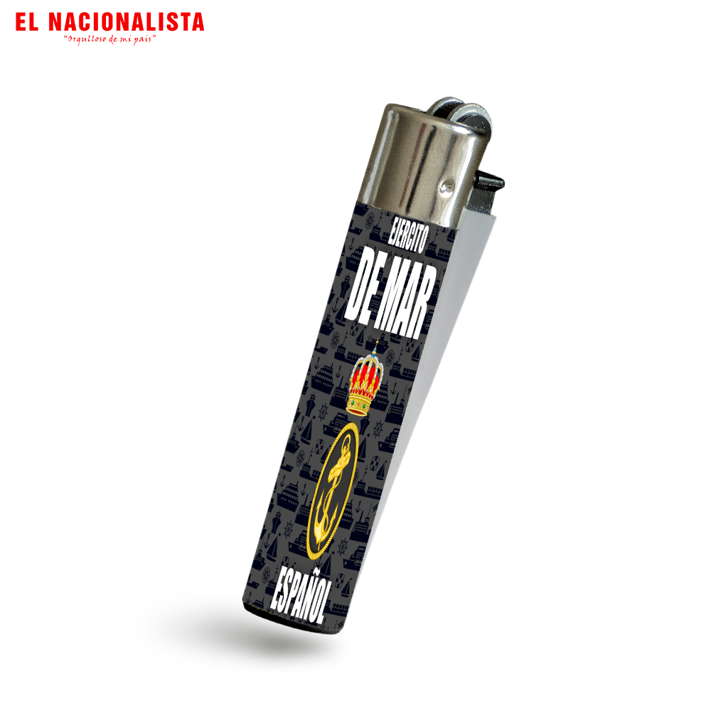 Mechero Clásico Ejército de Mar Español – Encendedor con Emblema del Ejército de Mar