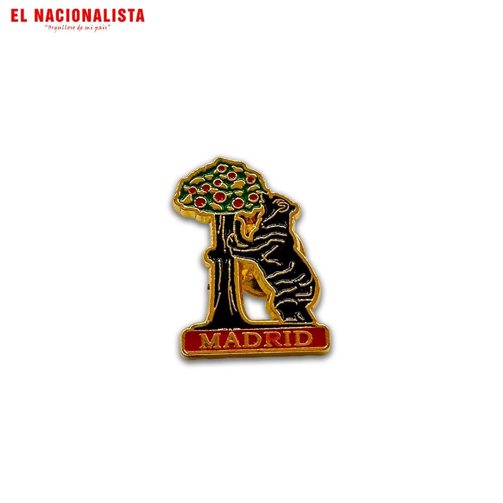 Pin Madrid Oso y Madroño – Esmaltado Negro