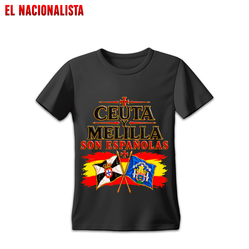 Camiseta Ceuta y Melilla son Españolas