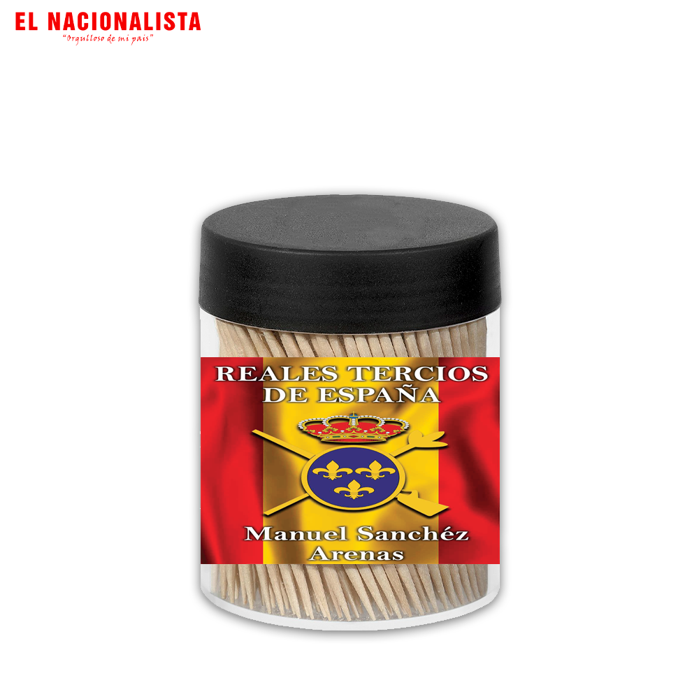 Bote de Palillos Tercios de España – Palillero de Cocina Tercios de España