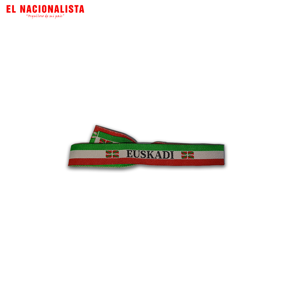 Pulsera Euskadi – Verde Bandera con Escudo